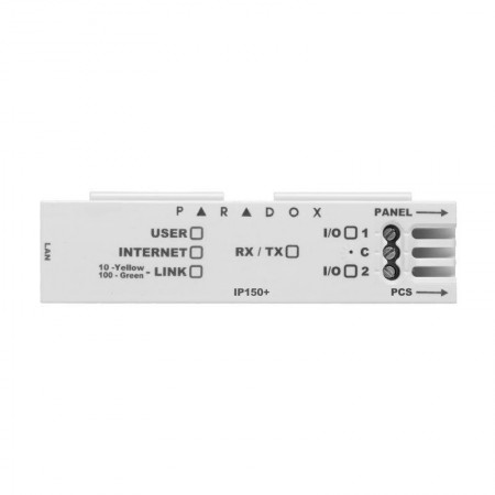 Modul internet Paradox IP150+, conectivitate cu Insite GOLD, BabyWare, NEware sau InField pentru accesarea sistemului via intern