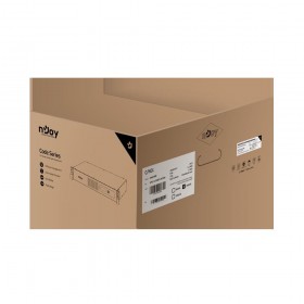 UPS nJoy Code 1000, 1000VA/600W, Frecventa: 50/60 Hz, Conectori: Intrare 1 x IEC-320 C14, Iesire 8 x IEC-320 C13, Port de comuni