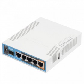 Mikrotik HAP AC office wireless device, RB962UIGS-5HACT2HNT Dualconcurrent triple chain 2.4/5GHz AP, 802.11ac/a/n/b/g, Five Giga