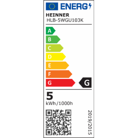 BEC LED HEINNER GU10 5W HLB-5WGU103K