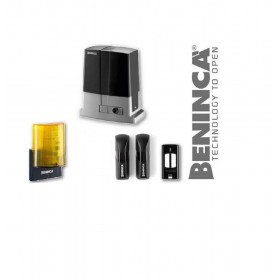 Kit automatizare pentru porti culisante KBULL8M Beninca, kitulcontinemotor KBULL8M cu centrala inclusa si receptor radio , 1 x p