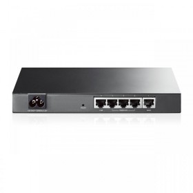 Router TP-Link TL-R470T+, 1xWAN 10/100, 1xLAN 10/100, 3xWAN/LAN configurabile, Small Office and Net Café, Load Balance, Advanced