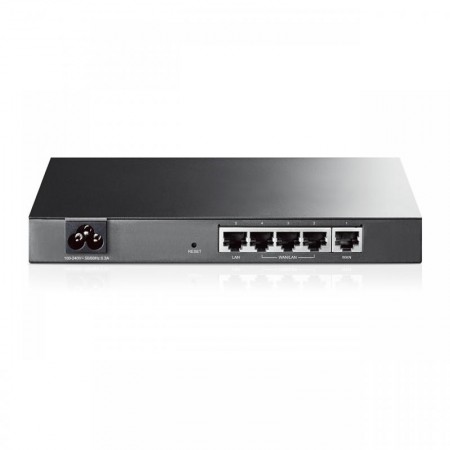 "Load Balance Broadband Router PORT: 1× 10/100 Mbps RJ45 WAN Port, 3× 10/100 Mbps RJ45 WAN/LAN Ports, 1× 10/100 Mbps RJ45 LAN Po