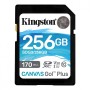 Card de Memorie SDXC Kingston Canvas GO Plus, 256GB, Class 10