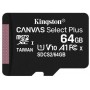Card de Memorie MicroSDXC Kingston, 64GB, Select Plus, Clasa 10 UHS-I Performance, R: 100 MB/s