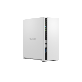 NAS QNAP 233 2-Bay, CPU ARM 2.0GHz Quad core, RAM 2GB, HDD 2.5"/3.5" SATA 6Gbps (neincluse), LAN: 1 GigaLan, USB3.2 Gen1: 1 USB2