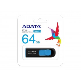 Memorie USB Flash Drive Adata AUV128-64G-RBE, 64GB, USB 3.2, negru