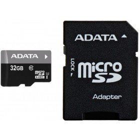 Card de Memorie MicroSD Adata 32Gb, Adaptor SD, Class 10