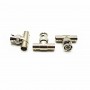 Conector BNC TATA la 2 X conectori BNC MAMA, LN-CTB03A, pachet 10bucati