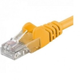 Patchcord UTP RJ45-RJ45 Cat.5e 1m galben,UTP-5E-1-Y, pachcord din cupru