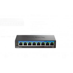 D-LINK DMS-108 UNMANAGED SWITCH 8 PORT, Interfata: 8 x 10/100Mbps/1G/2.5G, Auto MDI/MDIX, Capacitate Switch 40 Gbps,  Packet For