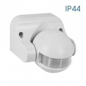 Senzor de miscare aplicat IR Vivalux FLEX, 230V, IP44, 86x95x73mm, incandescent 1200W, LED 300W, Alb