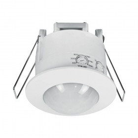 Senzor de miscare incastrat IR Vivalux MOON, 230V, IP20, Ø76x73mm, incandescent 1200W, LED 300W, Alb