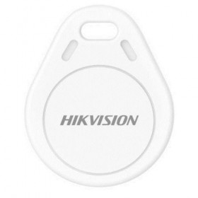 Tag mifare Hikvision DS-PT-M1, material PVC, ABS, dimensiuni: 41x32x3.5mm, culoare alba, pachet 25 bucati