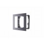 Panou frontal pentru un modul videointerfon modular Hikvision DS-KD-ACW1 montare aplicata material aluminiu dimensiuni: 117mm x 