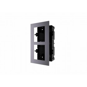 Panou frontal pentru 2 module de videointerfon modular Hikvision DS-KD- ACF2 permite conectarea a 2 module de interfon modular m