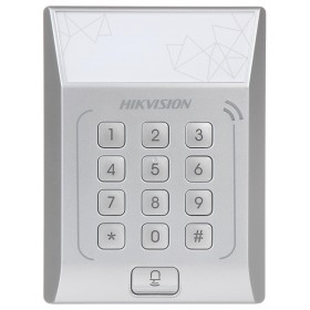 Cititor standalone cu tastatura si card de proximitate Hikvision, DS- K1T801M suporta cartele MIFARE, Capacitate 3000 cartele, A