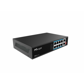 POE Switch Milesight 4 Porturi POE, Porturi: 4X10/100Mbps POE ports (RJ45) + 2X100Mbps uplink ports, Alimentare: AC 100~240V, 50