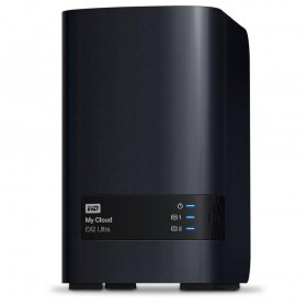 NAS WD, MY CLOUD EX2 Ultra, 2 Bay 3.5", 6TB, Wd Red NAS drives, Gigabit Ethernet, USB 3.0 x2, RAID 0, 1, JBOD, spanning