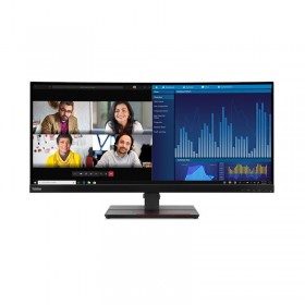 Monitor LED Lenovo ThinkVision P34w-20, 34.14inch, IPS UWQHD, 4ms, 60Hz, negru