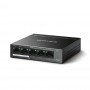 MERCUSYS DESKTOP SWITCH 5PORT MS105GP POE, Interfata: 5 x 5× 10/100/1000 Mbps RJ45 ports, 4 x POE, PoE Power Budget: 65 W, Stand