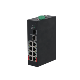 Dahua Switch 8 porturi, POE, PFS3110-8ET-96-V2, Standarde retea: IEEE802.3/IEEE802.3u/IEEE802.3X/IEEE 802.3ab/IEEE802.3z, Capaci