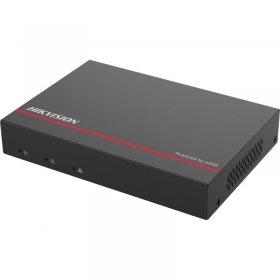 SSD NVR 4 canale DS-E04NI-Q1/4P(SSD1T), 2-ch@4 MP or 4-ch@1080p, iesire HDMI, 1TB SSD preinstalat, alimentare: 48VDC, 1.04A, 160