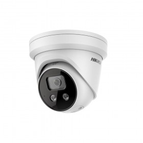 Camera supraveghere Hikvision IP turret DS-2CD2346G2-ISU/SL(2.8mm)C, 4MP, Acusens - filtrarea alarmelor false dupa corpul uman s