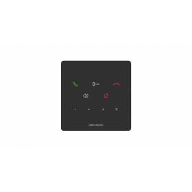 Post interior interfon audio Hikvision DS-KH6000-E1, 9 butoane, microfon inclus, difuzor inclus, interfata: 1 RJ-45 100 Mbps, al