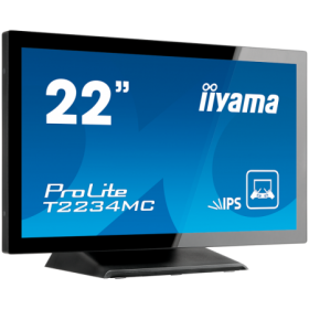 Iiyama ProLite T2254MSC-B1AG - LED monitor22" (21.5" viewable) touchscreen 1920 x 1080 Full HD (1080p) @ 60 Hz IPS 250 cd/m² 100