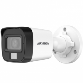 Camera de supraveghere Hikvision Mini Bullet DS-2CE16K0T-LPFS(3.6MM) 5MP Smart Hybrid Light Audio Senzor: 3K CMOS Rezolutie 5MPI