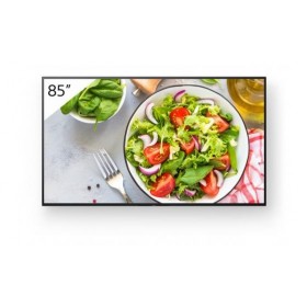 Monitor signage Sony BZ35L, 85", 550nit, 24/7, UHD, panel VA, D-LED, 15.9ms, contrast static 6000:1, contrast dinamic 400000:1, 