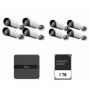 Kit supraveghere video Milesight 8 buc camera MS-C2964-UPD + 1 buc NVR MS-N1008-UPC