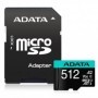 Card de Memorie MicroSDXC Adata 512GB, Adaptor SD, Class 10