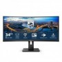 Monitor Philips 34" 345B1C/00, Curvature: 1500R, Diagonal (inch): 34, Diagonal (cm): 86, Aspect ratio: 21:9, Panel: VA, Resoluti