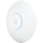 Ubiquiti U7-Pro-Max Ceiling-mounted WiFi 7 AP with 8 spatial streams, 6 GHz support, and a dedicated spectral scanning engine fo