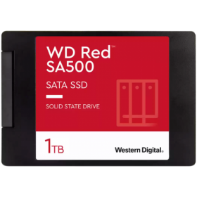 SSD NAS WD Red SA500 1TB SATA, 2.5", 7mm, Read/Write: 560/530 MBps, IOPS 95K/85K, TBW: 600