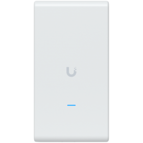 Ubiquiti U6-Mesh-Pro-EU Indoor/outdoor WiFi 6 AP with 4 spatial streams, an integrated super antenna, and a gigabit passthrough 