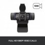Camera web Logitech Pro HD Webcam C920s, rezolutie video 1920 x 1080, interfata USB, dimensiuni 94 x 29 x 24 mm, negru