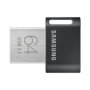 Memorie USB Flash Drive Samsung 64GB Fit Plus Micro, USB 3.1 Gen1, negru