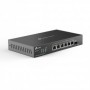 "Omada Multi-Gigabit VPN Router PORT: 1× 2.5G RJ45 WAN Port, 1× 2.5G RJ45 WAN/LAN Port, 1× Gigabit SFP WAN/LAN Port, 4× Gigabit 