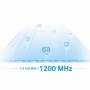 TP-link AXE5400 Wi-Fi6E Mesh Range Extender, Tri-Band, RE815XE, 1 Port Ethernet Gigabit, 2 Antene externe, Standarde Wireless: I