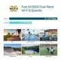 Wireless Access Point TP-Link EAP650-Outdoor, AX3000 Wireless Dual Band Indoor/Outdoor Access Point, 802.3at PoE, STANDARDE WIRE