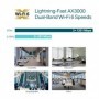 "AX3000 Ceiling Mount Dual-Band Wi-Fi 6 Access Point PORT:1× Gigabit RJ45 Port SPEED:574Mbps at  2.4 GHz + 2402 Mbps at 5 GHz FE