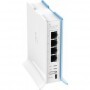 MIKROTIK home Access Point hAP lite, RB941-2ND-TC, 4* 10/100 Ethernetports, 1* CPU core count, CPU nominal frequency: 650 MHz, R