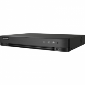 DVR Hikvision AcuSense 4 canale 5MP IDS-7204HUHI-M1/XT/4A+4/1ALM, H.265 Pro+/H.265 Pro/H.265/H.264+/H.264 video compression, BNC