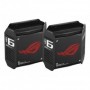 Kit Routere Wireless Asus GT6(B-2-PK)Black, tri-band, WI-FI 6, Standard retea: WiFi 6 (802.11ax), IPv4, IPv6, Backwards compatib