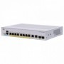 Switch  CISCO CBS250-8PP-E-2G, 8 PORTURI 10/100/1000, 2 x SFP, POE 45w, Buffer: 1.5 Mb, Flash 256Mb, CPU: 800 MHz ARM , DRAM: 51