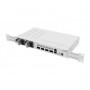 SWITCH MIKROTIK CRS504-4XQ-IN, 1 x 10/100Mbps, 4 x 100 QSFP28 , Procesor: 650 MHz, 64MB RAM, 16MB flash, dimensiuni: 320 x 185 x