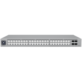 Ubiquiti 48-port, Layer 3 Etherlighting switch with 2.5 GbE, 16x 2.5 GbE RJ45 ports, 32x  GbE RJ45 ports, 4x 10G SFP+ ports